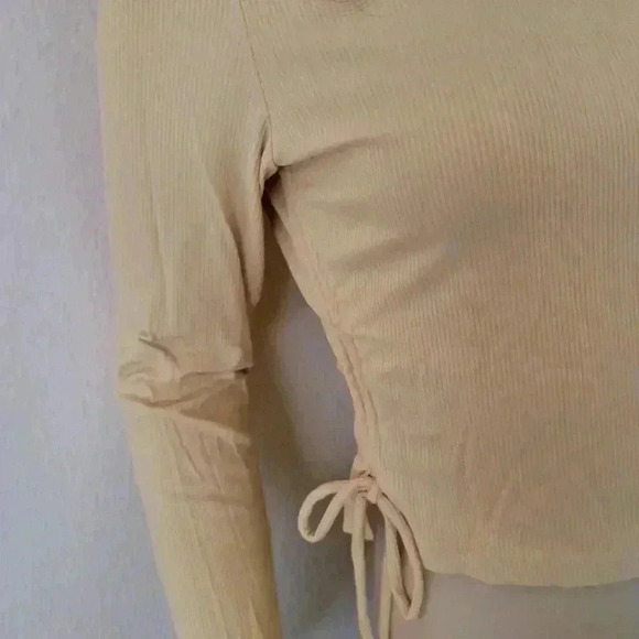 TEE RIBBED CROP - Picture 5 of 5